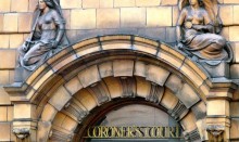 Decorative Coronors Court entrance