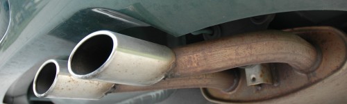 Exhaust pipe muffler