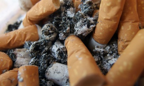 Cigarettes and ash